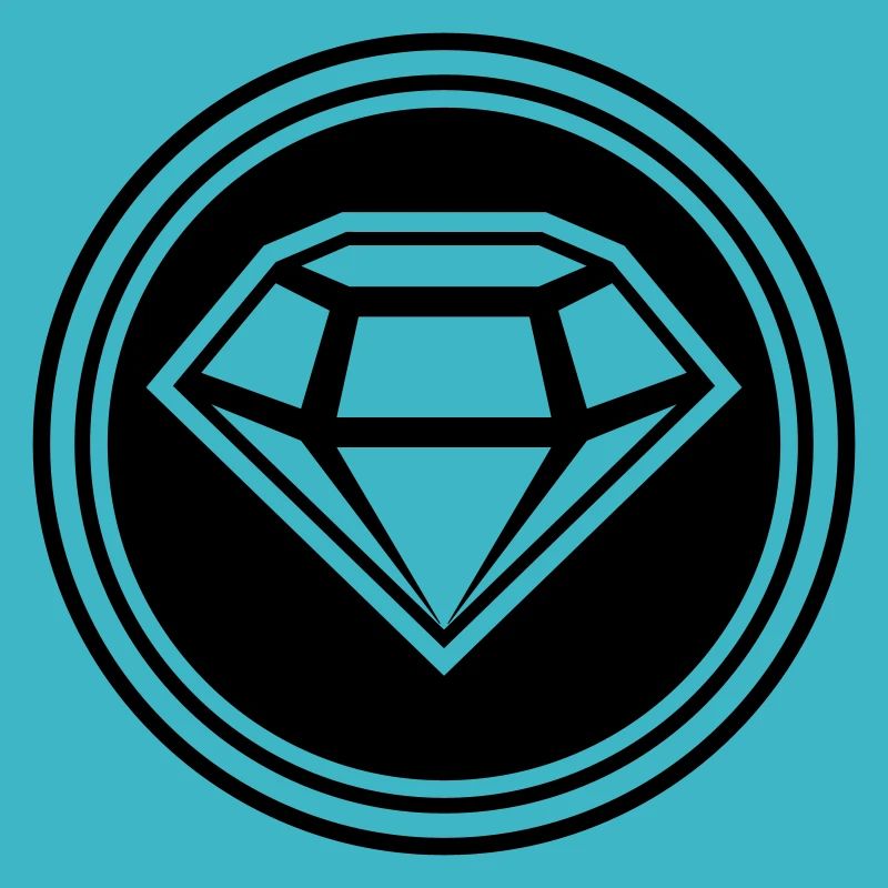 Silhouette de l’icône en diamant