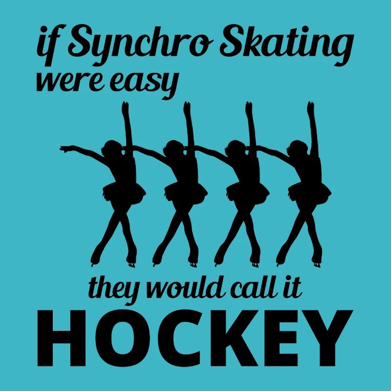 Synchro Synchronized Figure Skating Ice Skater