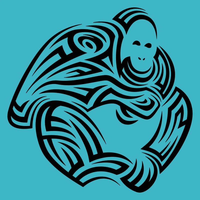 Orangutan Tribal Tattoo