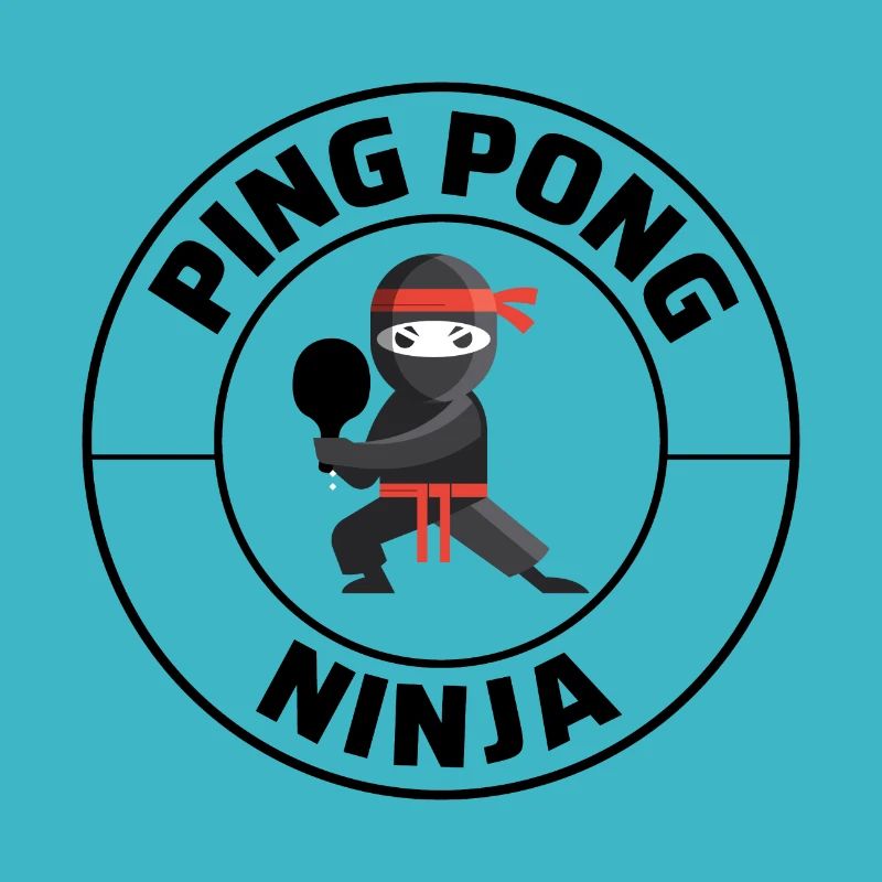 Ping Pong Master Tennis de Table Ninja Warrior Drôle