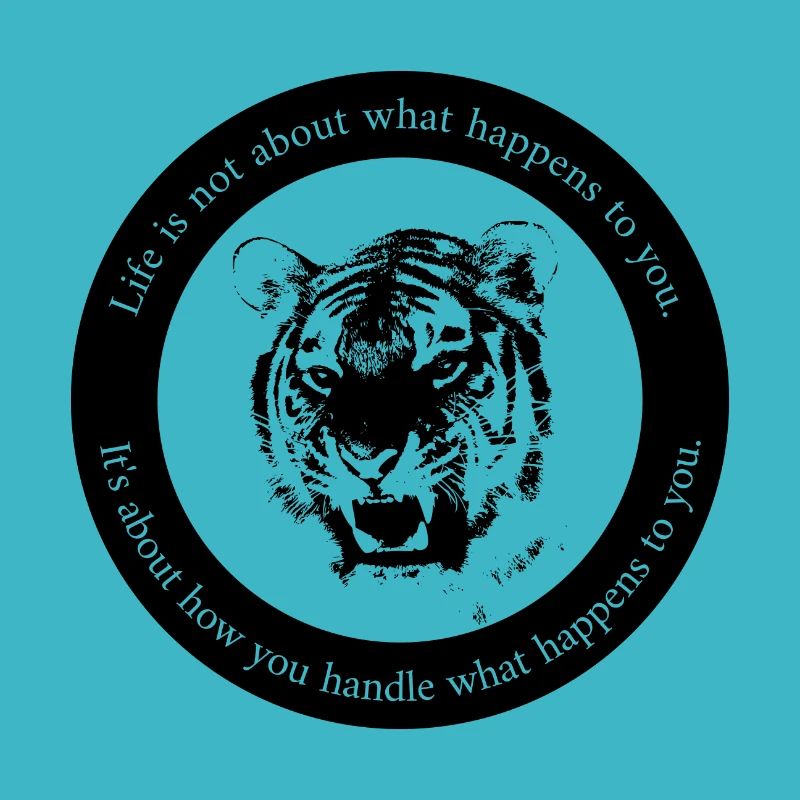 Inspirant dire Tiger Motivation Mindset