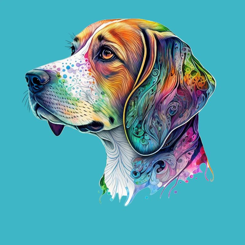 Beagle Hundemotiv