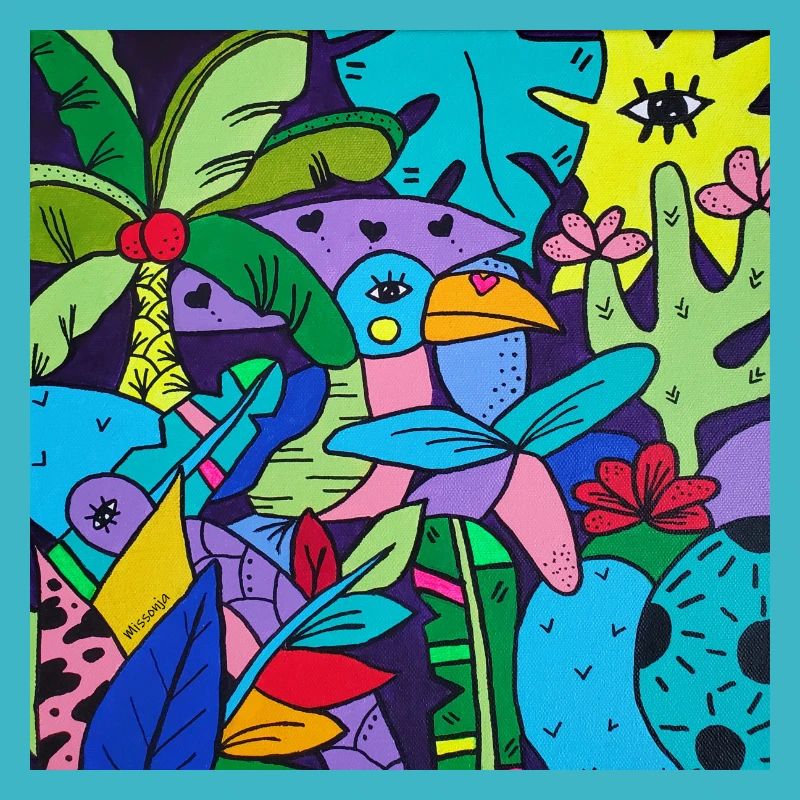 Le toucan Pop Art