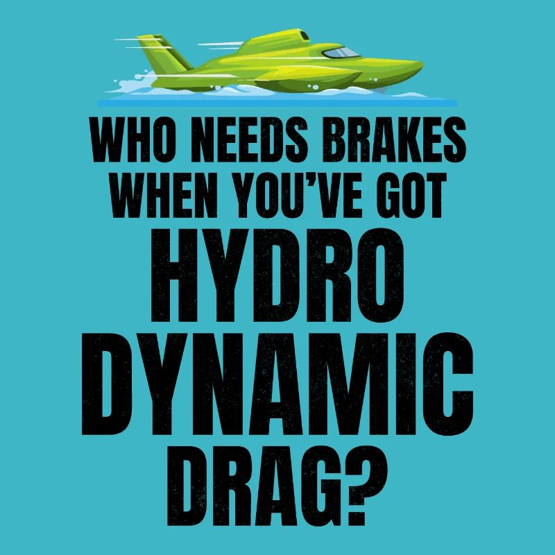 Freins hydrodynamiques de course d’hydroplanes non inclus