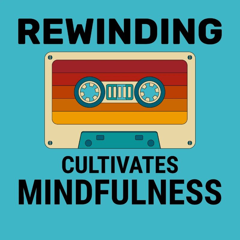 Cassette Tape Rewinding 80s Nostalgia Retro 1980s