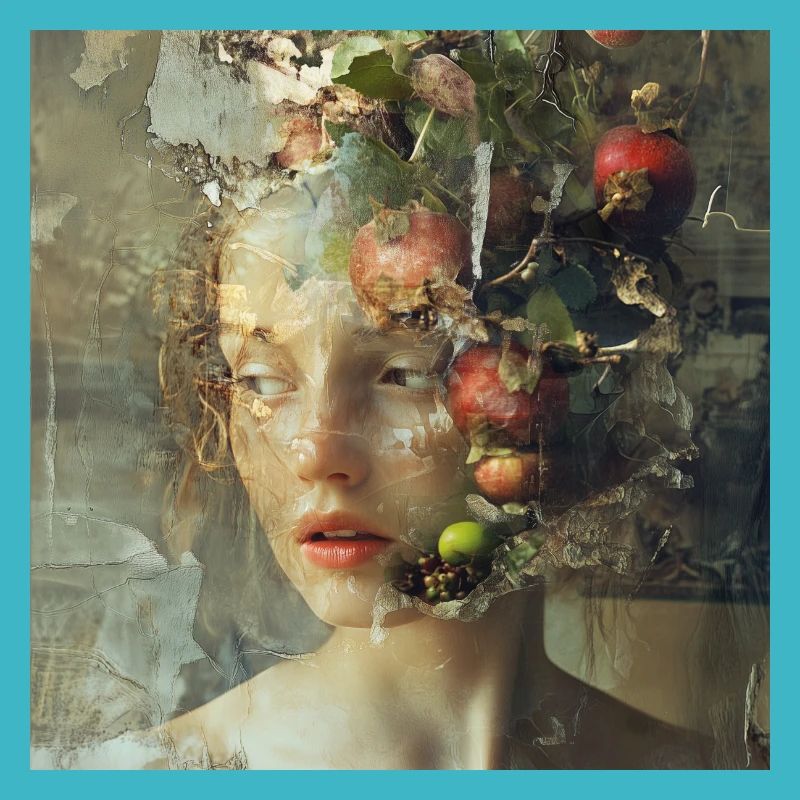 Frau mit Obst