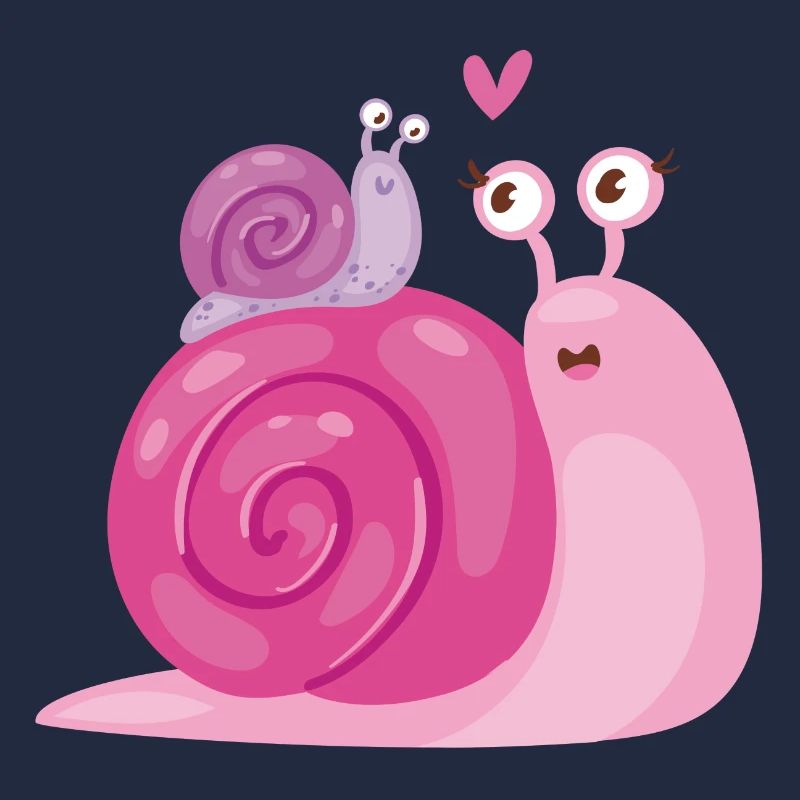 Funny snails in love