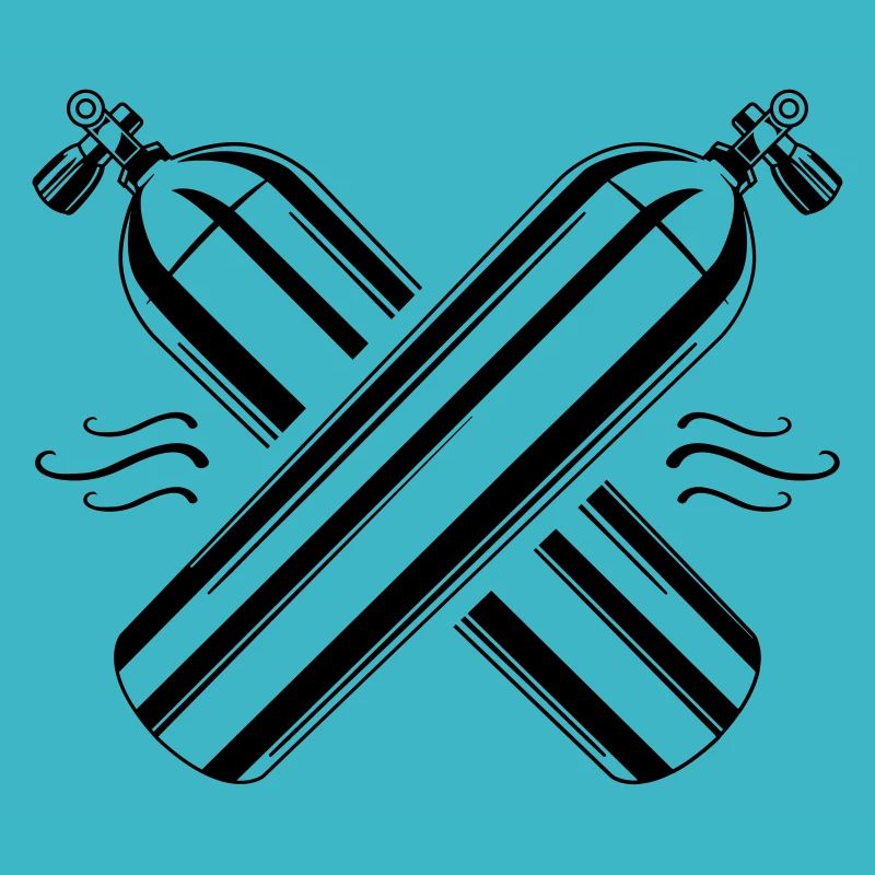diving oxygen bottle icon apnea
