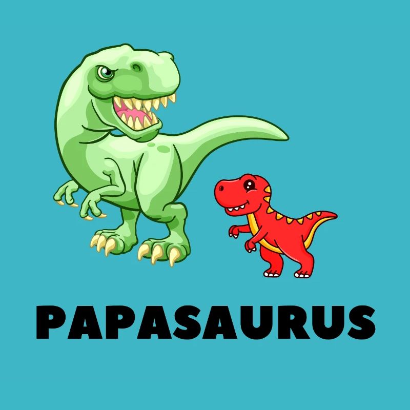 Papa Père Naissance Paternité Papasaurus