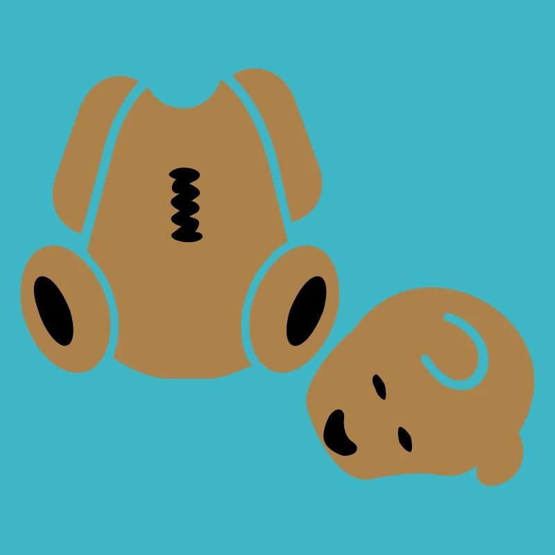 Beheaded Teddnär / Headless Teddy Bear (2c)