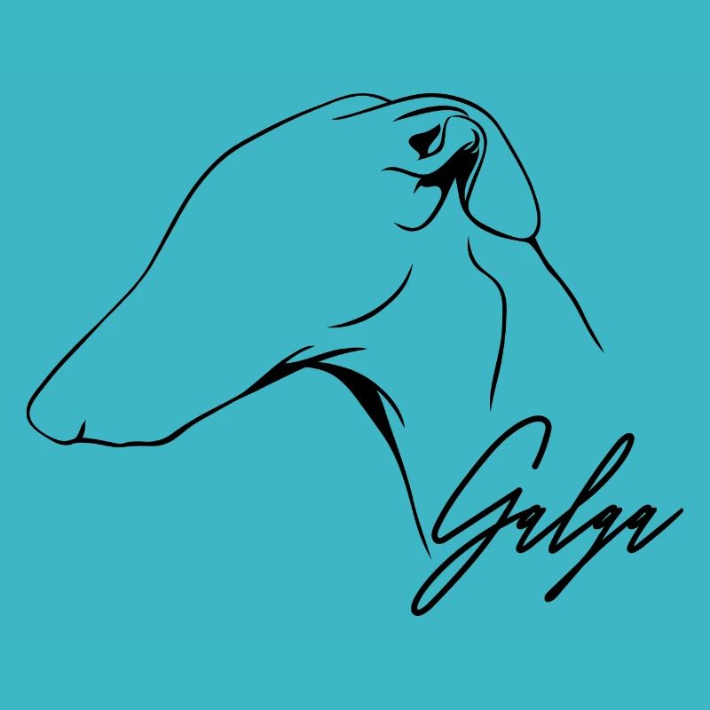 GALGA Profile Greyhound Dog Dog Wilsigns