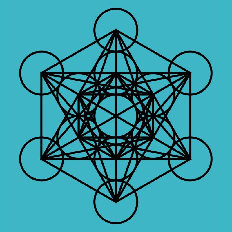Metatrons Cube Würfel Geschenkidee
