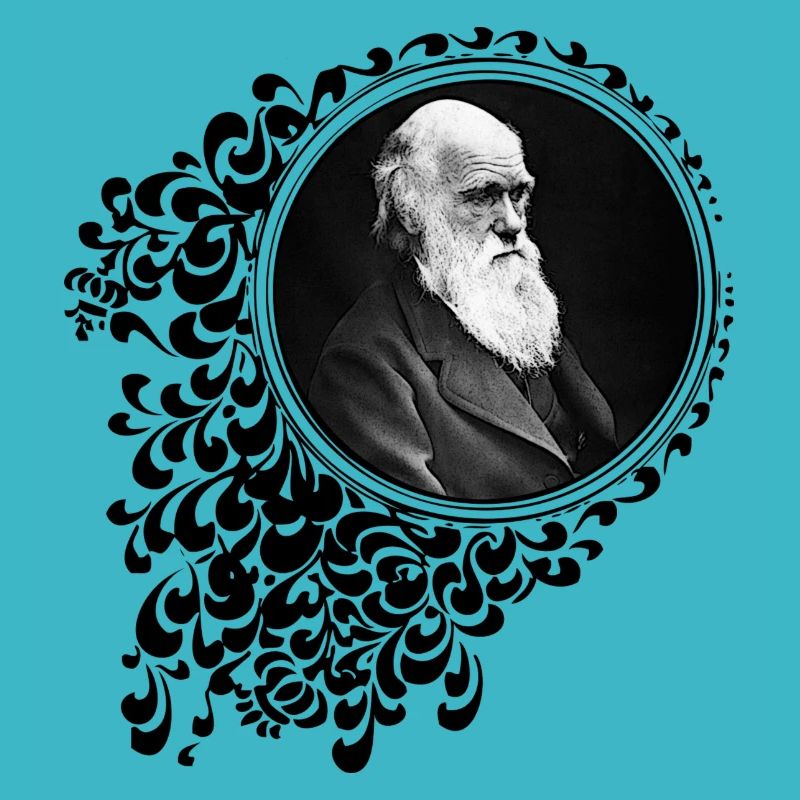 Charles Darwin Décoratif