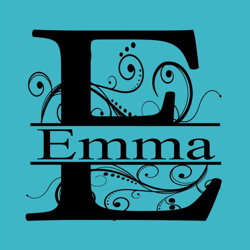 Monogram with the name Emma