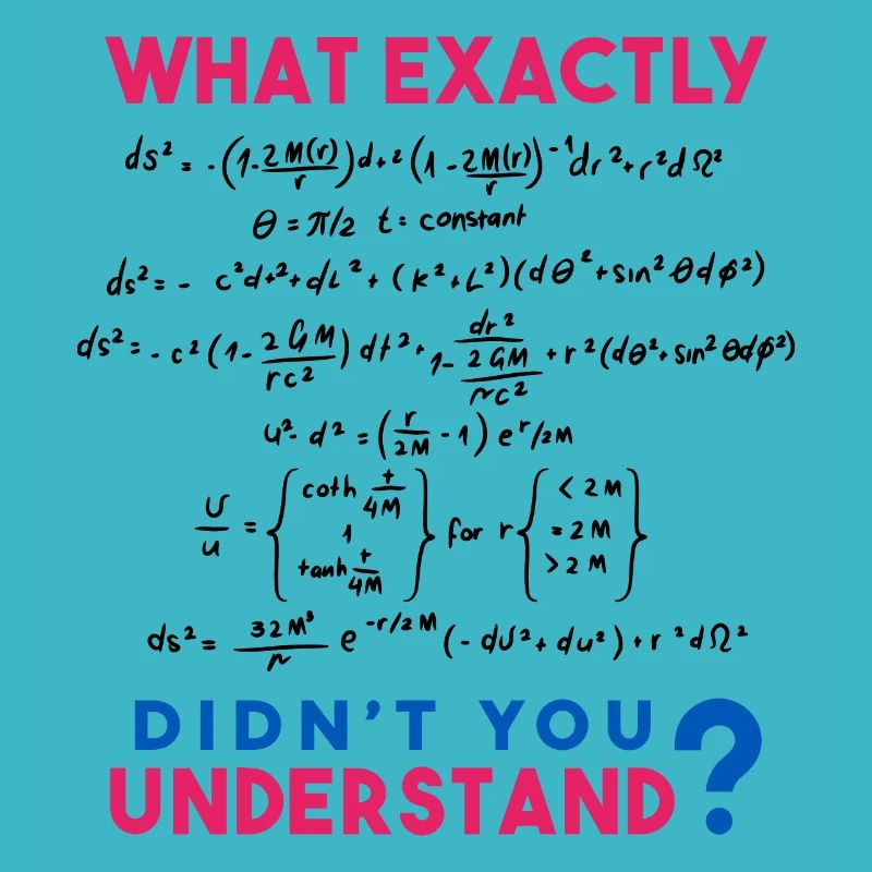 Blague de formule de physique et de mathématiques