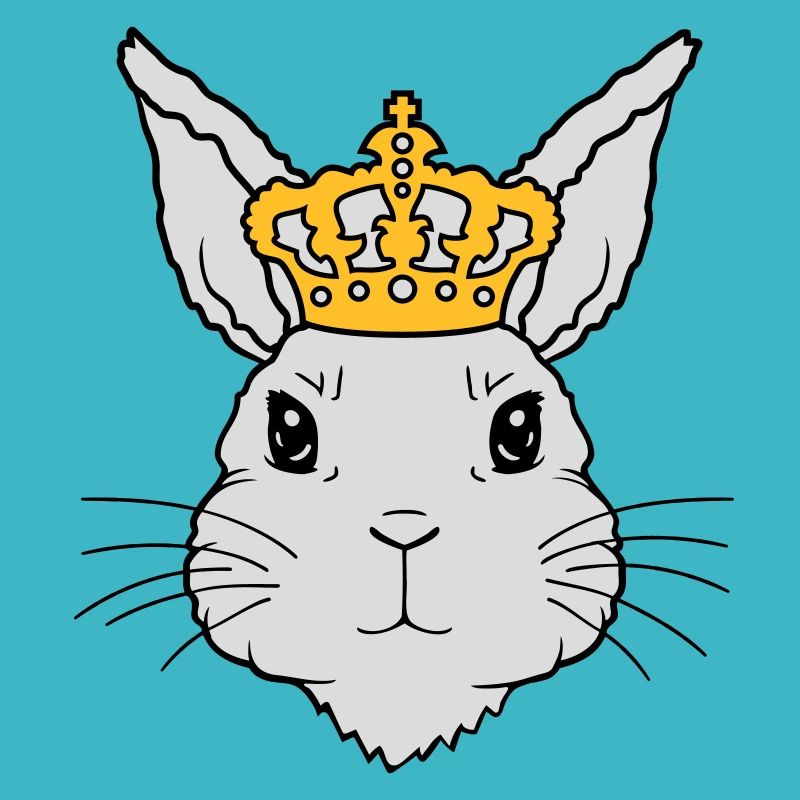 King Rabbit Crown Visage