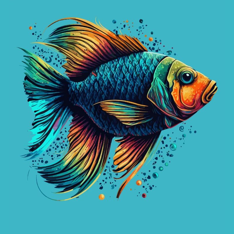 Poisson coloré