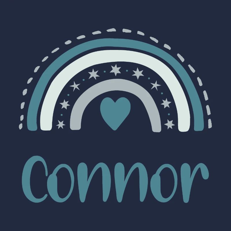 Connor Name Rainbow