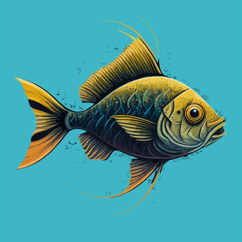 Poisson jaune