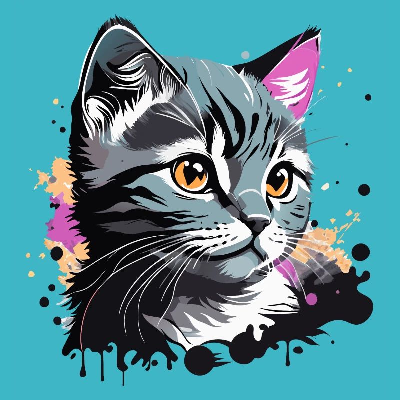 chaton mignon, chat