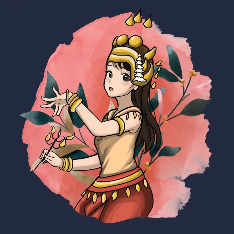 Cambodia Tradition Dance Khmer Apsara I Gift