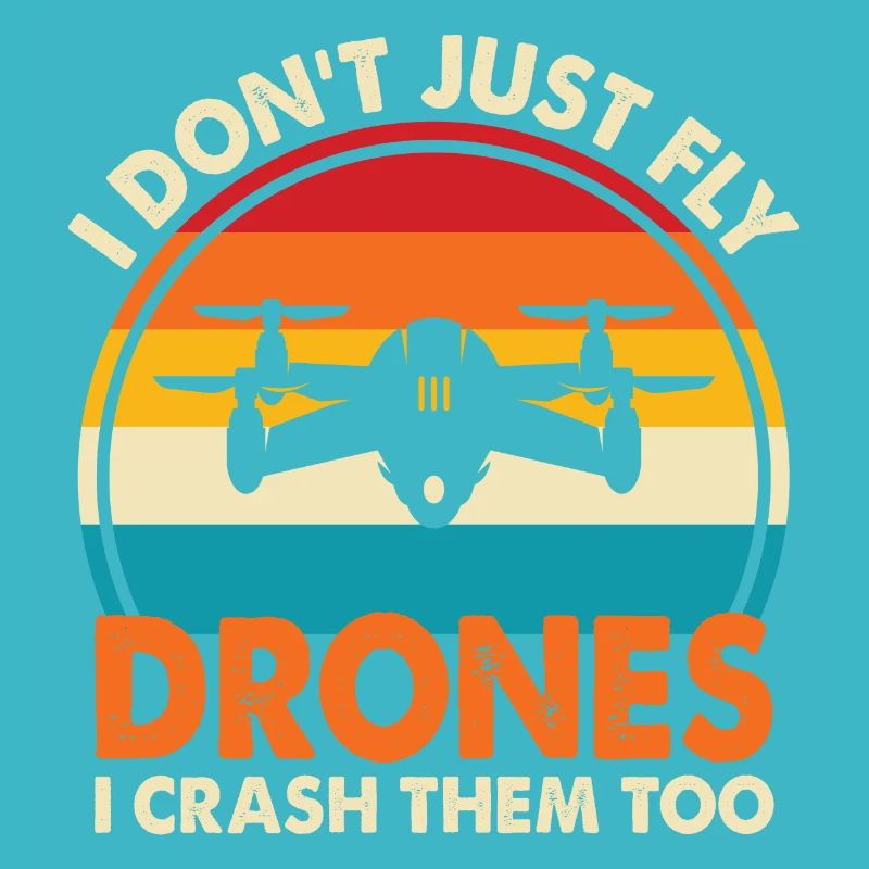 Je ne me contente pas de piloter des drones, je les écrase aussi