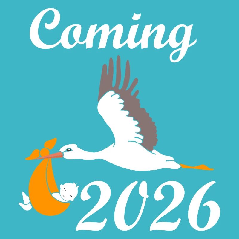Annonce de bébé Stork Arrival 2026