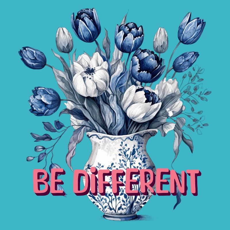 Be Different – Blue Tulips & Positivity