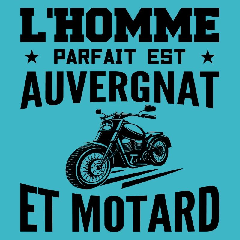 Der perfekte Mann ist ein Biker in der Auvergne