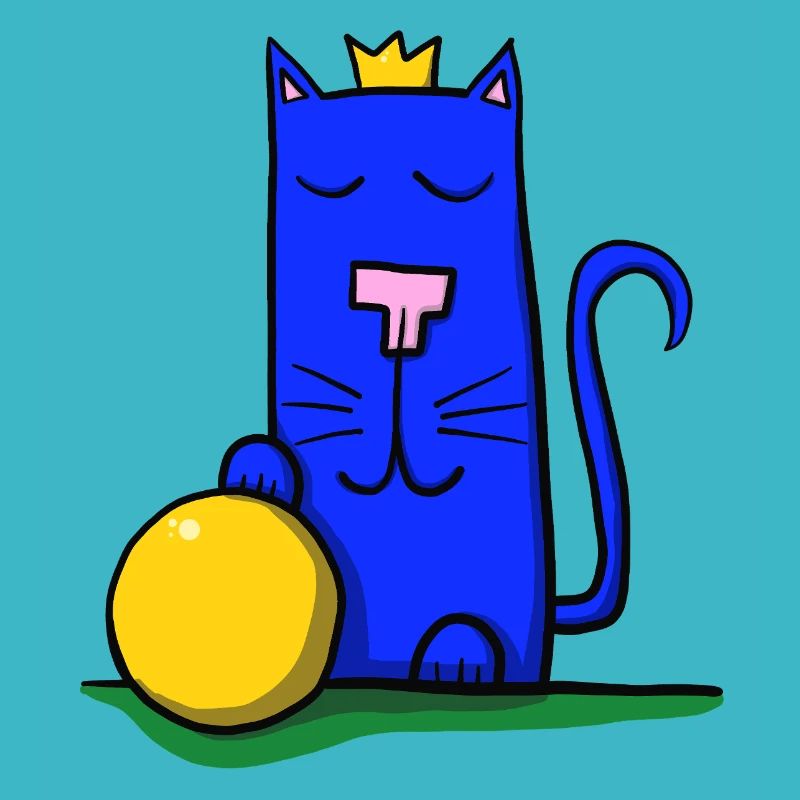 Cat with crown