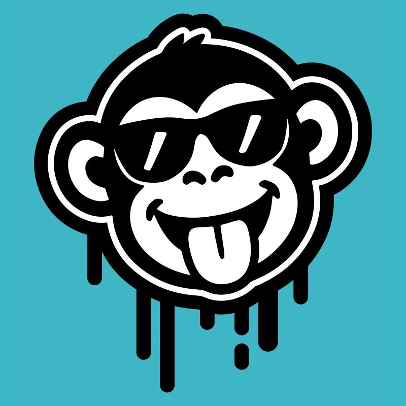 Affe Cool Lustig