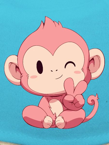 Little Pink Monkey Peace