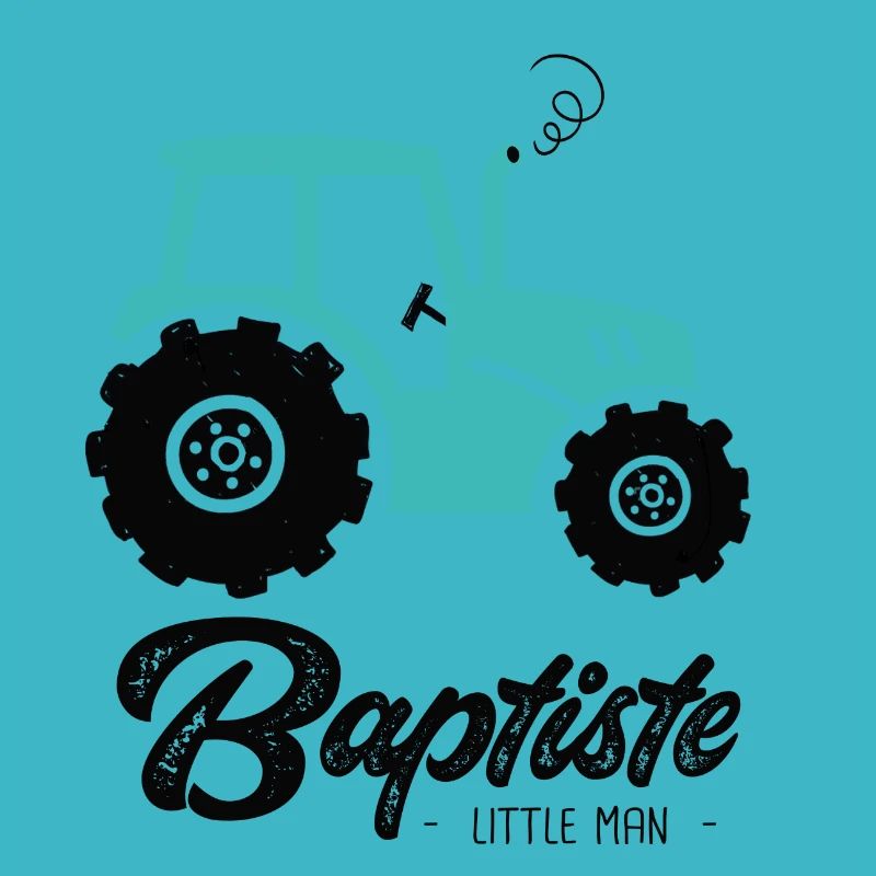 Baptiste Vorname Baptist mit Traktor