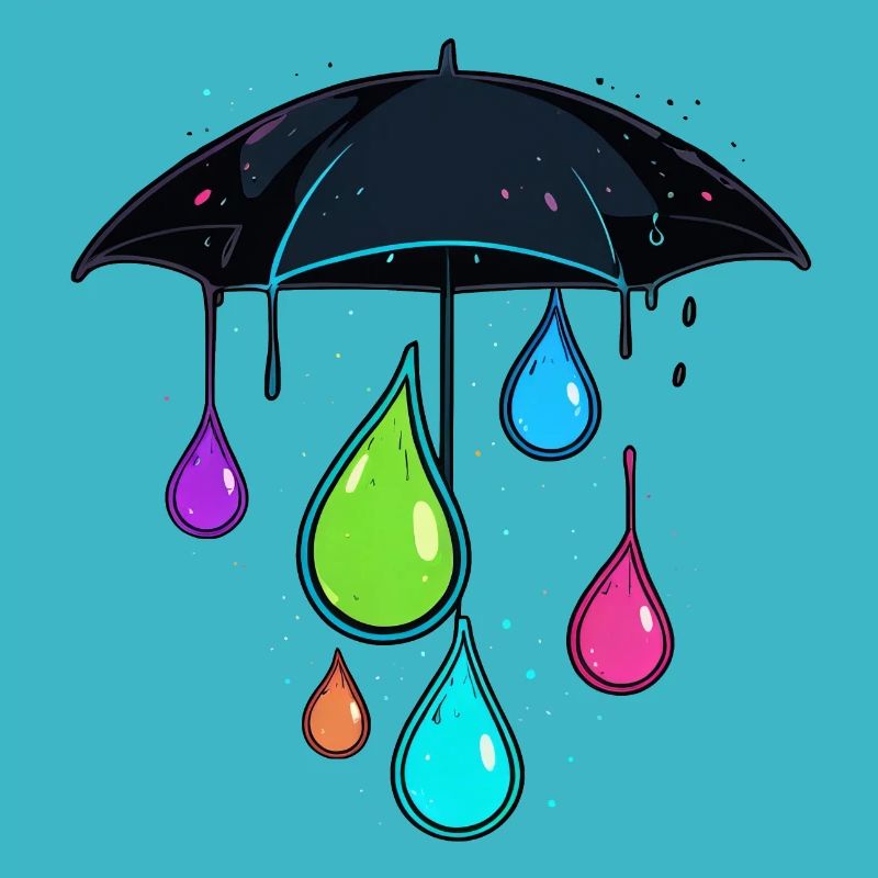 Parapluie coloré