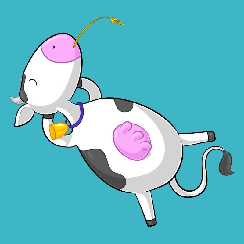 vache comique détendue