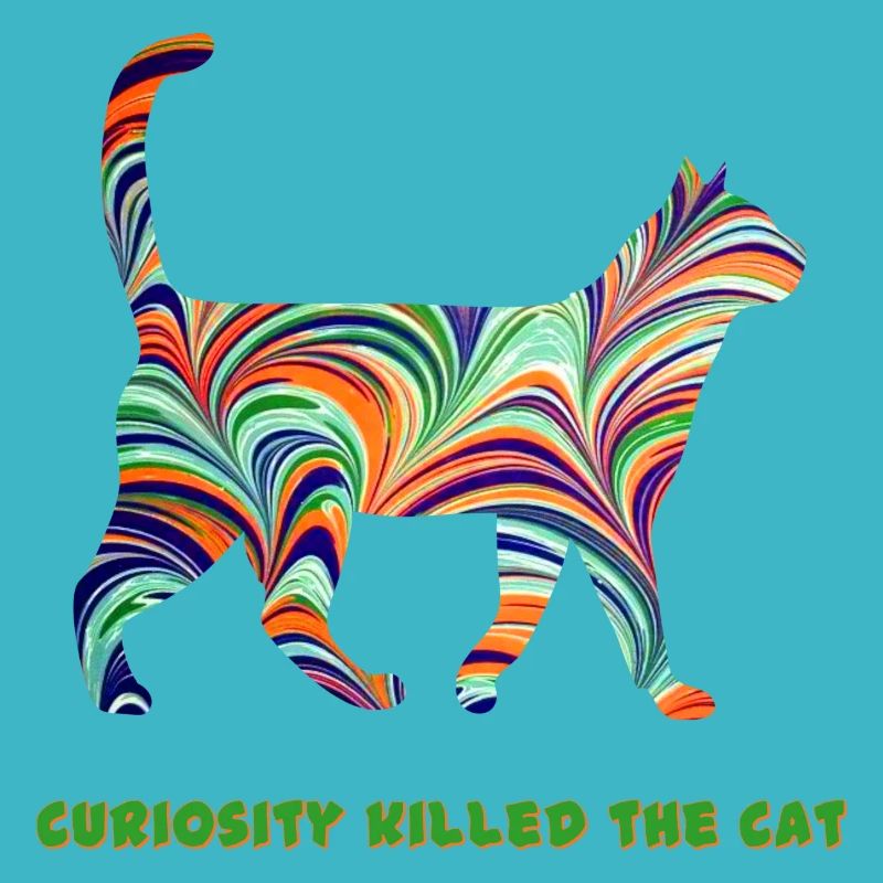 Cat with saying E 7