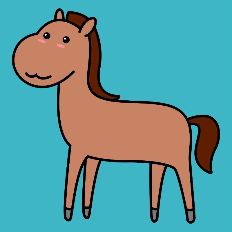 Pferd Comic Tier