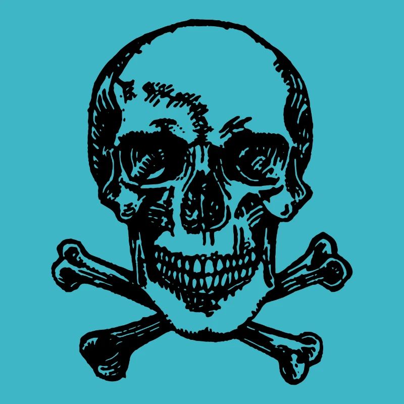 Pirate crâne et os