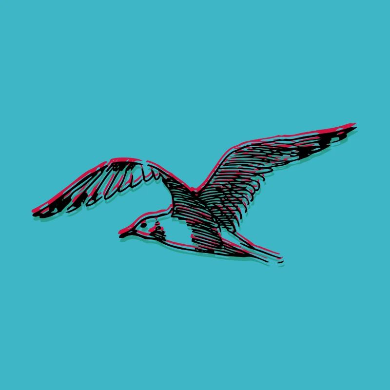 Vogel Heimische Vögel Singvogel Möwe Geschenk