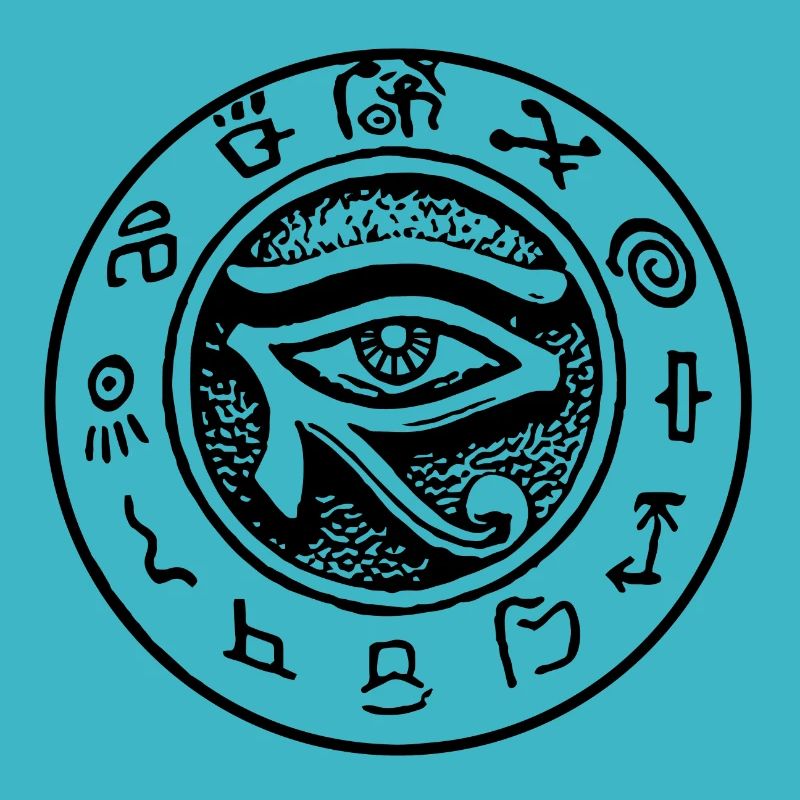 oeil d'horus oeil de rah hiéroglyphes egypte