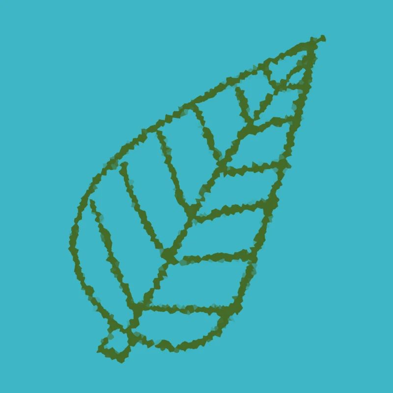 Feuilles Symbole de l’arbre Feuille Vert