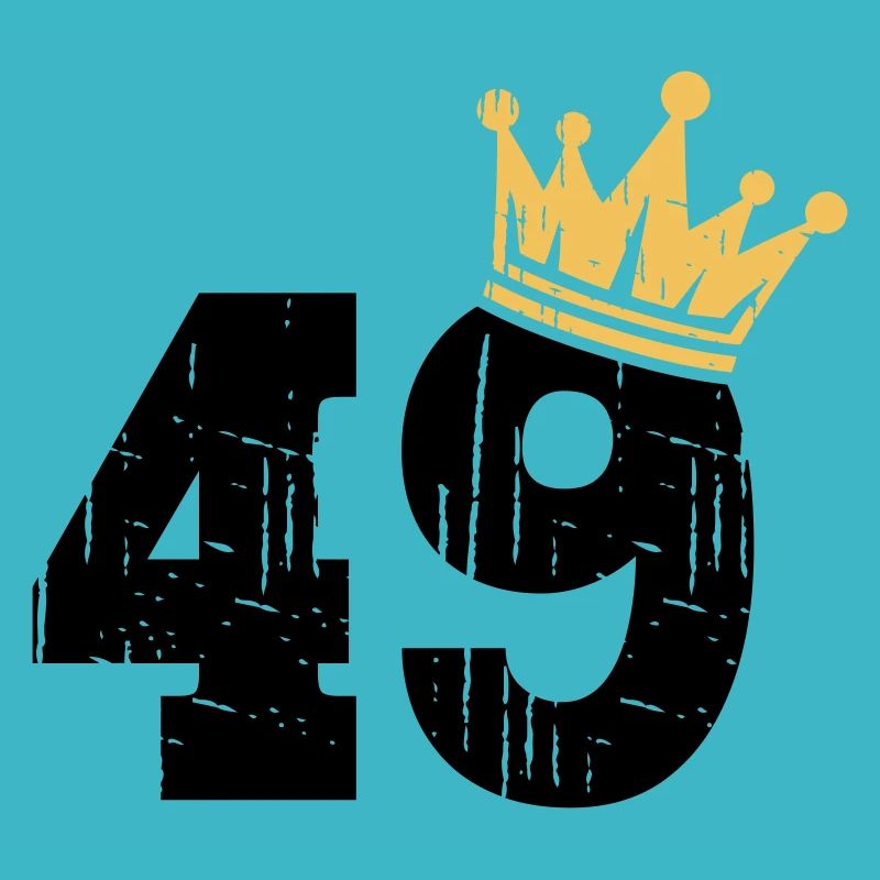 49 Couronne 49e anniversaire 49 ans