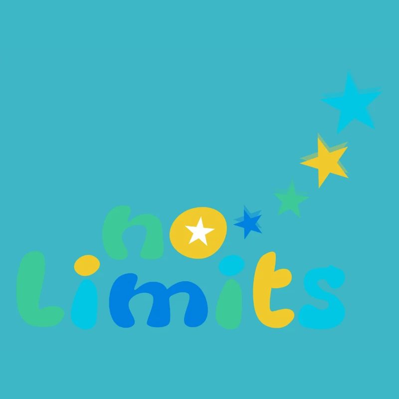 Pas de limites Bleu-Vert