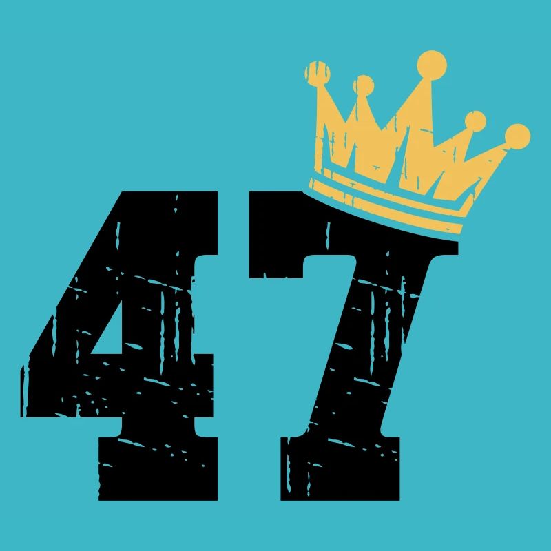 47 Couronne 47e anniversaire 47 ans