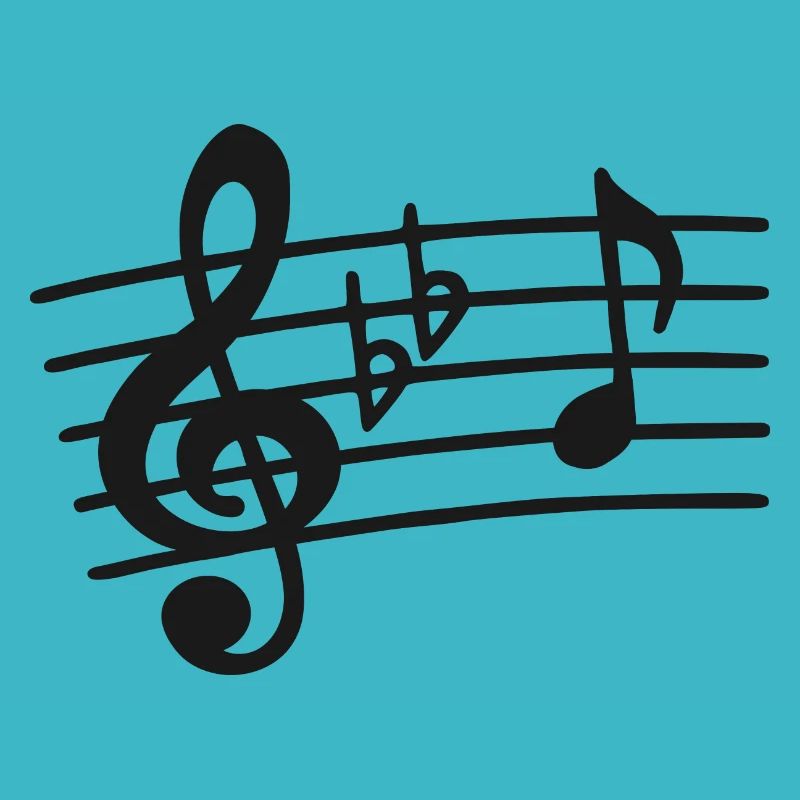 Clé de sol, partition, clé de musicien