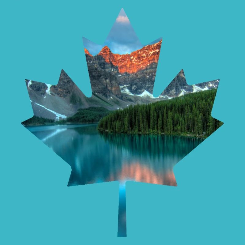 Canada dans la feuille d'érable
