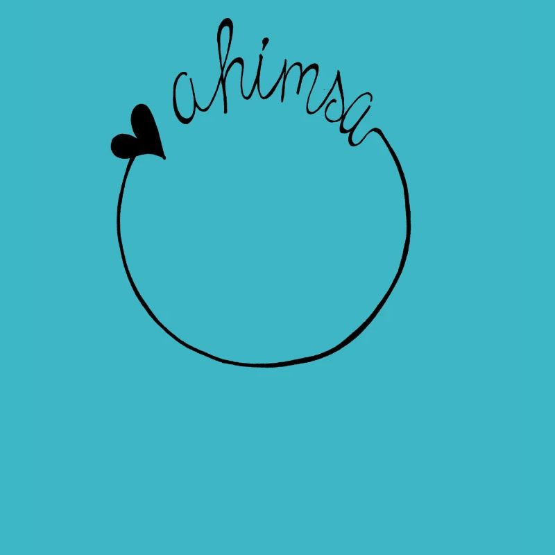 Ahimsa VOICELESS YOGA VEGAN GESCHENK GESCHENKIDEE
