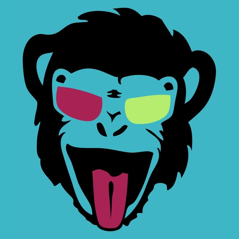 Gorilla-Affenkopf-Lünette