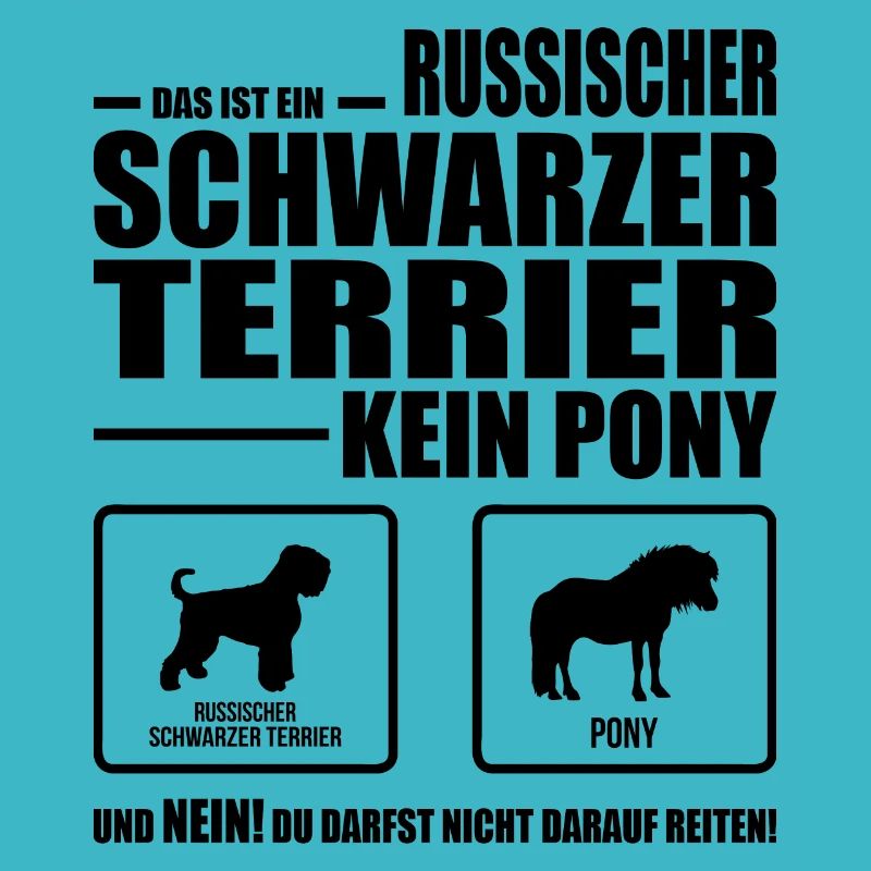 RUSSISCHER SCHWARZER TERRIER kein Pony Wilsigns