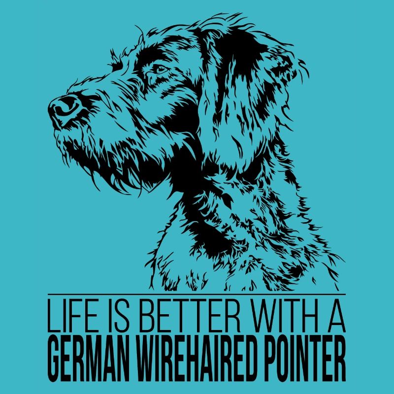 ENGLISH WIREHAIRED POINTER Life is better Wilsigns